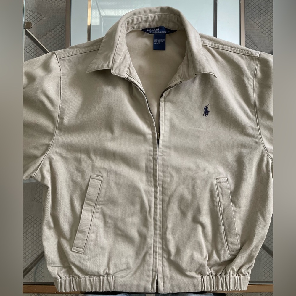 Boys Jacket Polo Ralph Lauren Size Small- Khaki